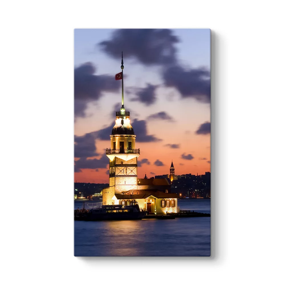 Kız Kulesi Dikey Tablo - Model 35
